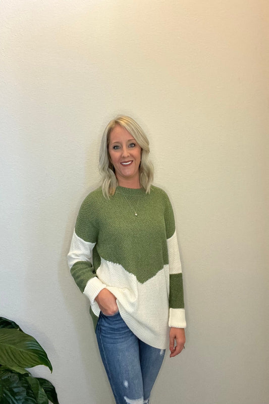 Color-Blocked Sweater