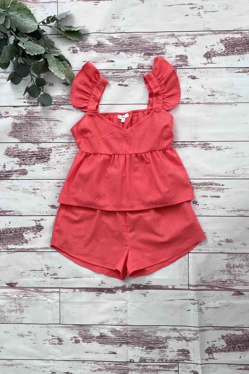 Happy Coral Two-Piece Set