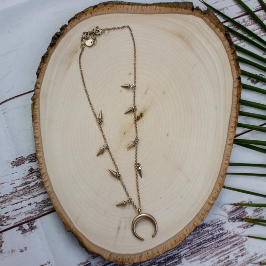 Layered Horn Choker - Gold