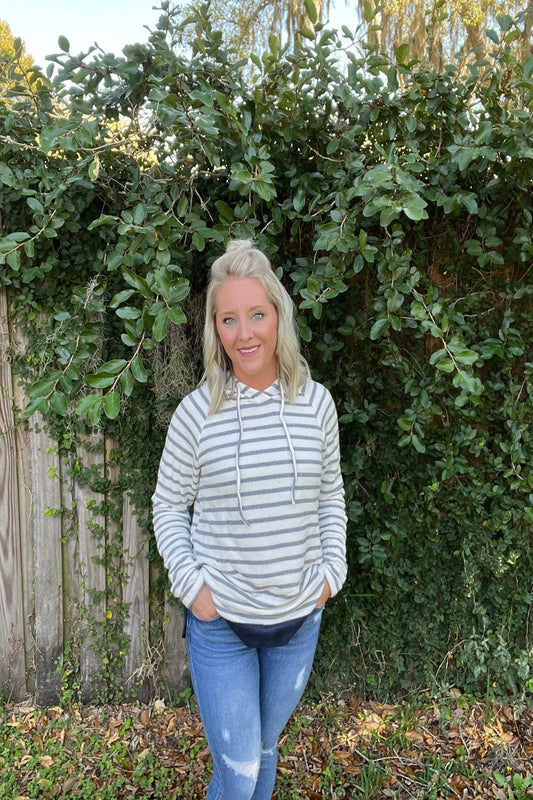 Striped Hoodie